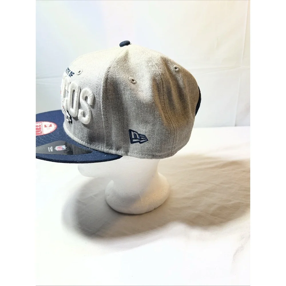 9fifty Denver Broncos Gray Blue SnapBack Hat Cap